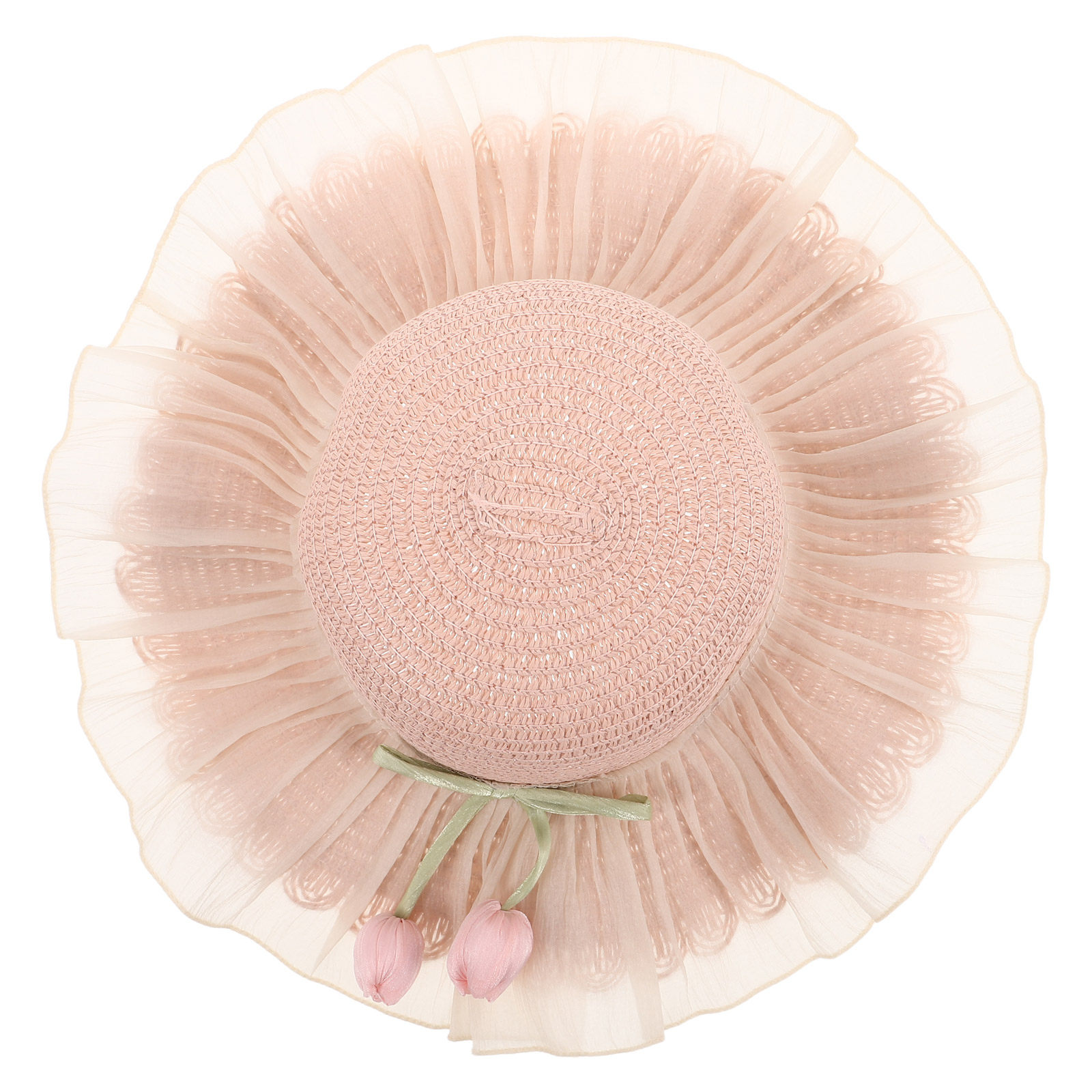 Sun Hat Wide Brim - Straw Sun Protection Fisherman Hat Adjustable