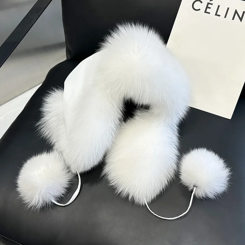Women'S Imitation Fox Fur Hat  – Trapper Hat Ear Flap recenzja i cena