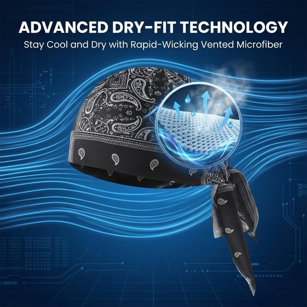 1-5pcs Cooling Skull Cap Helme – Skull Cap Helmet Liner recenzja i cena