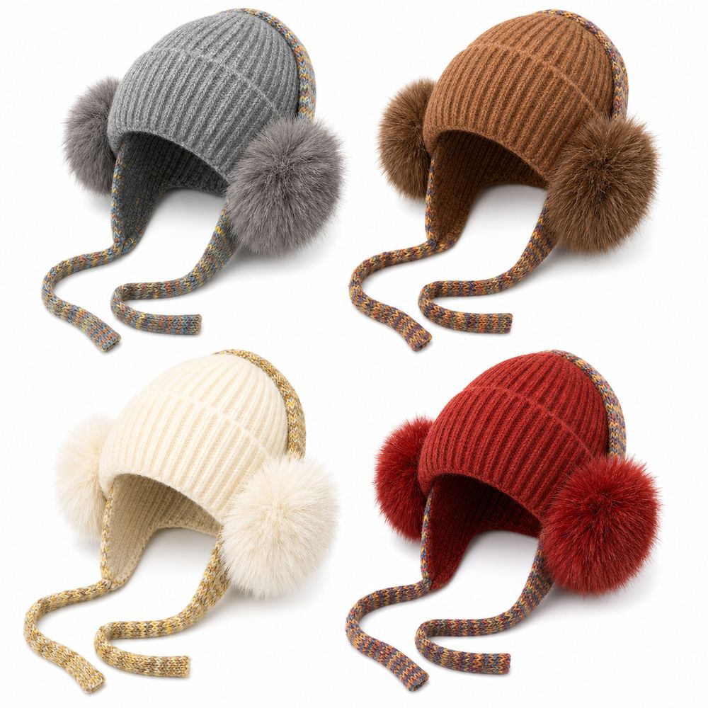 Daily Knit Ear Flap Beanie Fle – Beanie Cuffed Knit recenzja i cena