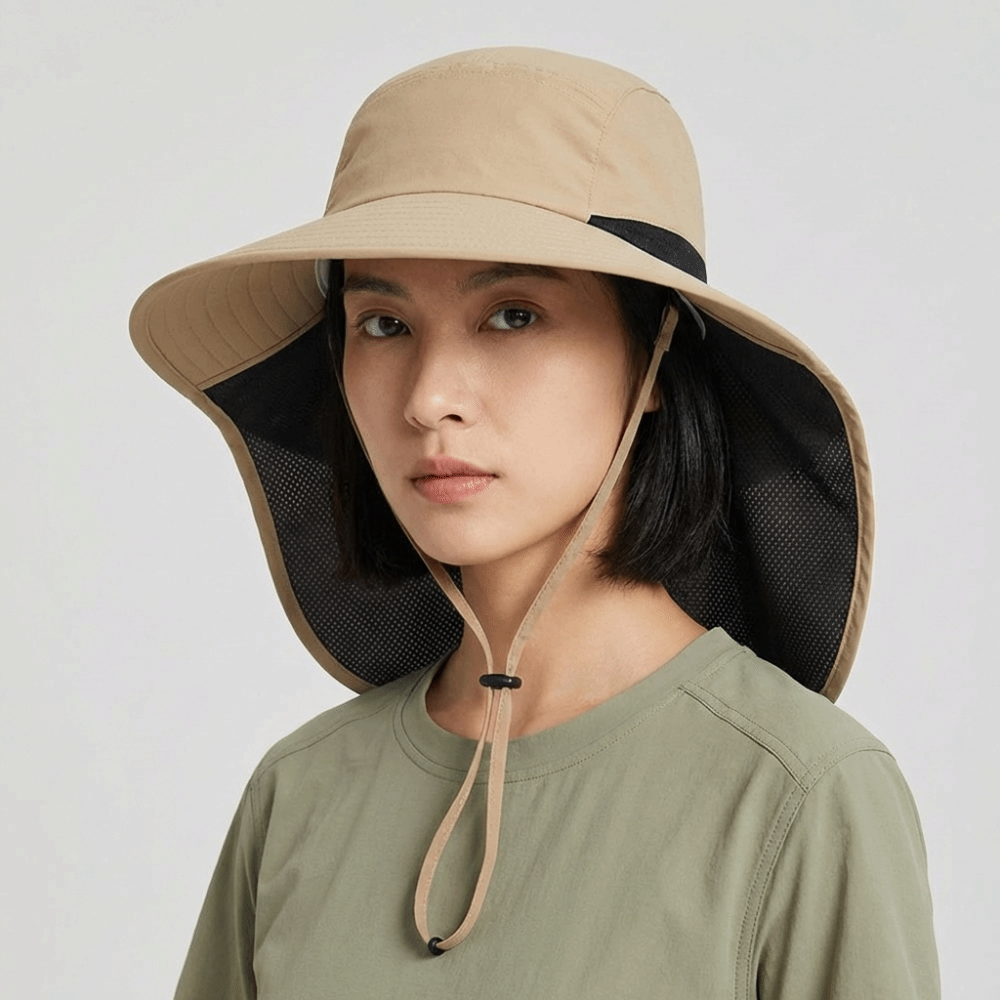 Fashion Wide Brim Outdoor Sun  – Bucket Hat Cotton recenzja i cena