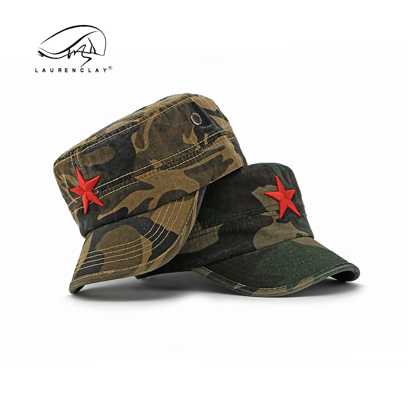 Men's Camouflage Flat Top Base – Dad Hat Cotton recenzja i cena
