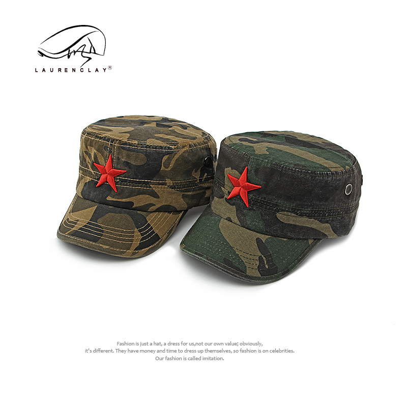 Men's Camouflage Flat Top Base – Dad Hat Cotton recenzja i cena