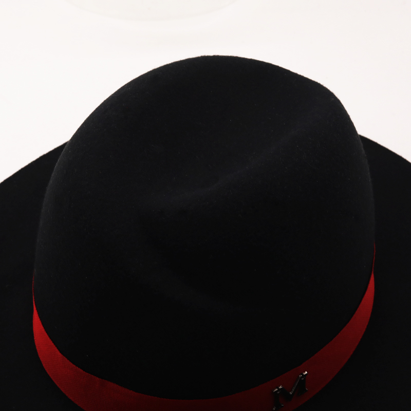 New Outer Black Inner red Wool – Fedora Hat Wool recenzja i cena