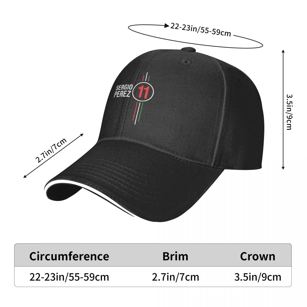 Sergio Perez F1 Car Racing Was – Golf Cap Dad recenzja i cena