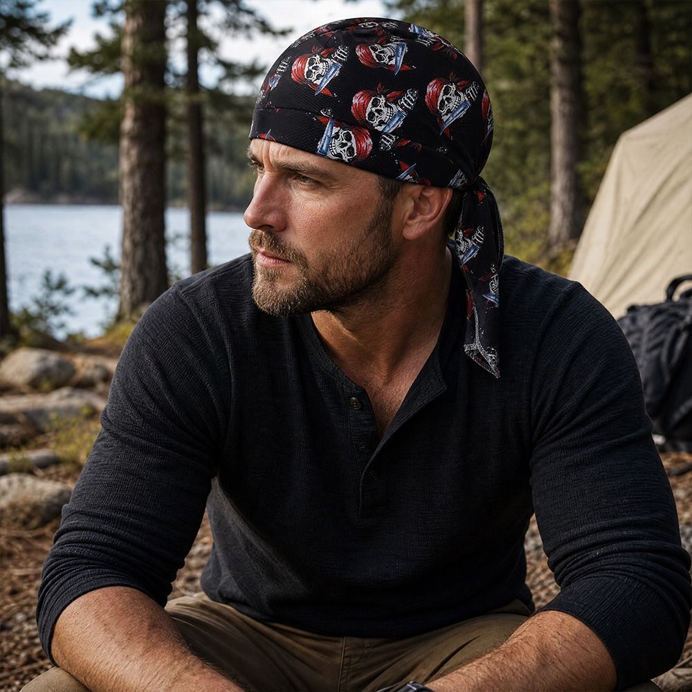 Quick Dry Pirate Hat Adjustabl – Skull Cap Helmet Liner recenzja i cena