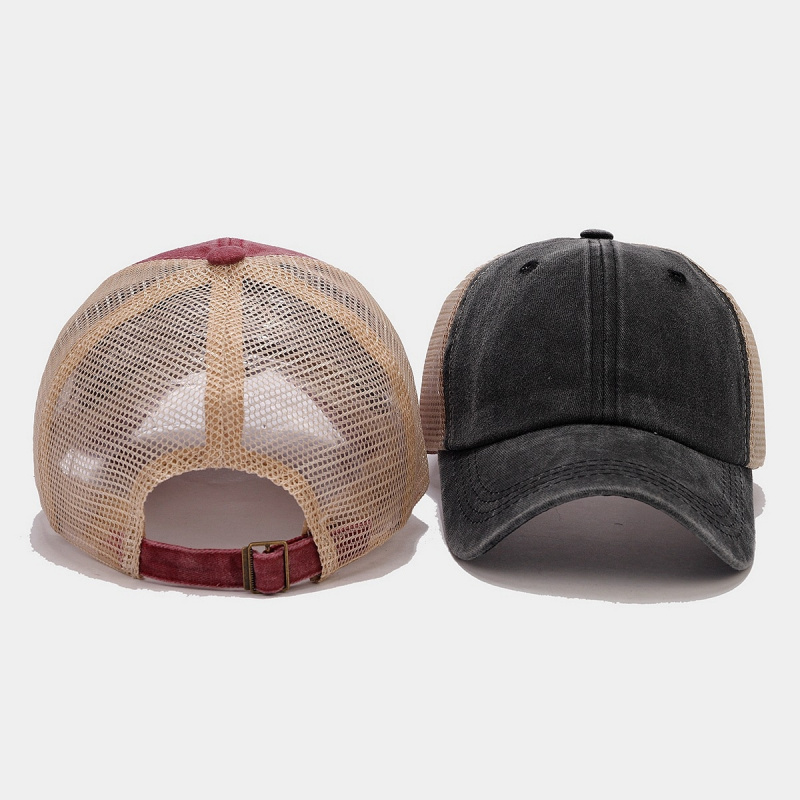 Vintage Washed Denim Mesh Back – Trucker Cap Mesh recenzja i cena