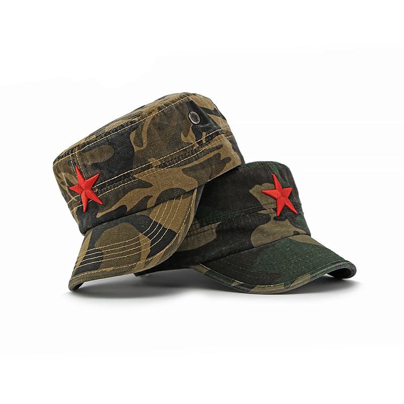 Military Camo Cotton Flat Top  – Snapback Hat Flat recenzja i cena