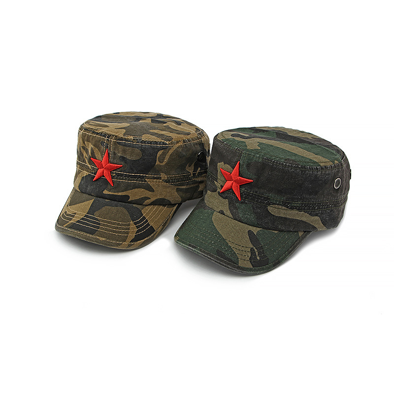 Military Camo Cotton Flat Top  – Snapback Hat Flat recenzja i cena