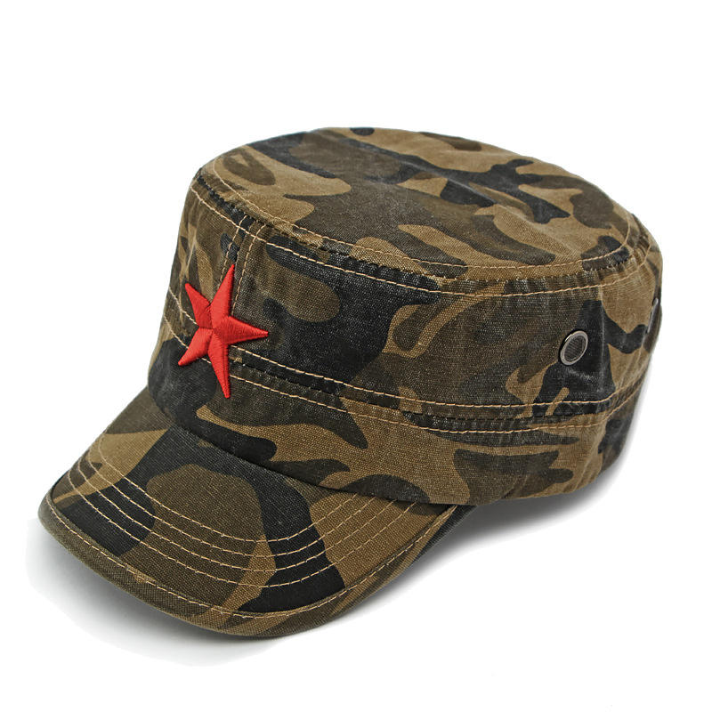 Military Camo Cotton Flat Top  – Snapback Hat Flat recenzja i cena