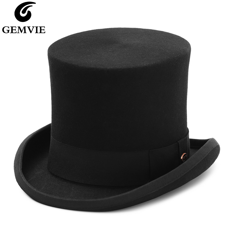 GEMVIE 17cm 100% Wool Felt Top – Fedora Hat Wool recenzja i cena