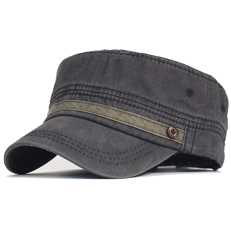 Washed Cotton Cap Men Casual U – Snapback Hat Flat recenzja i cena