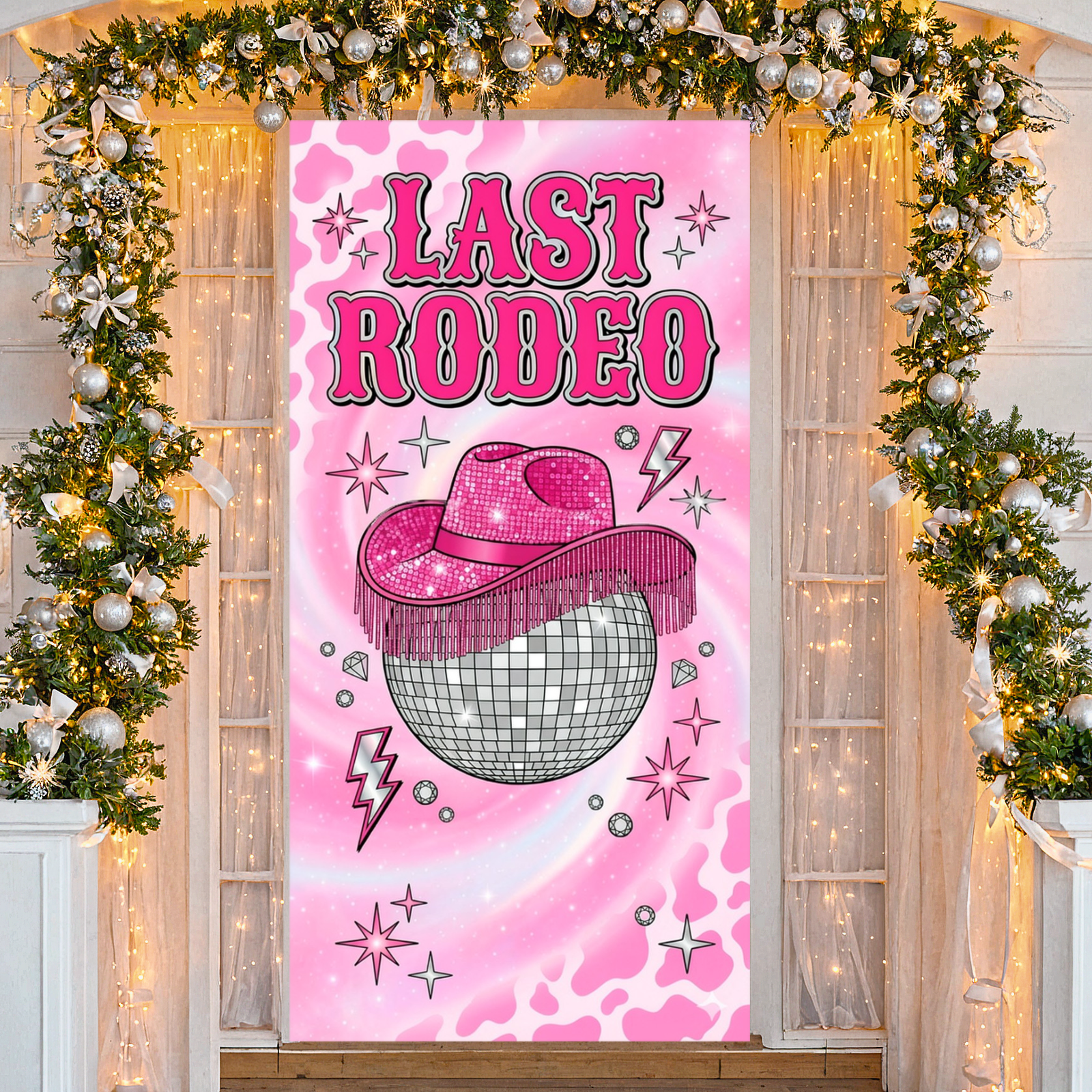 Pink Last Rodeo Backdrop Disco – Cowboy Hat Straw recenzja i cena