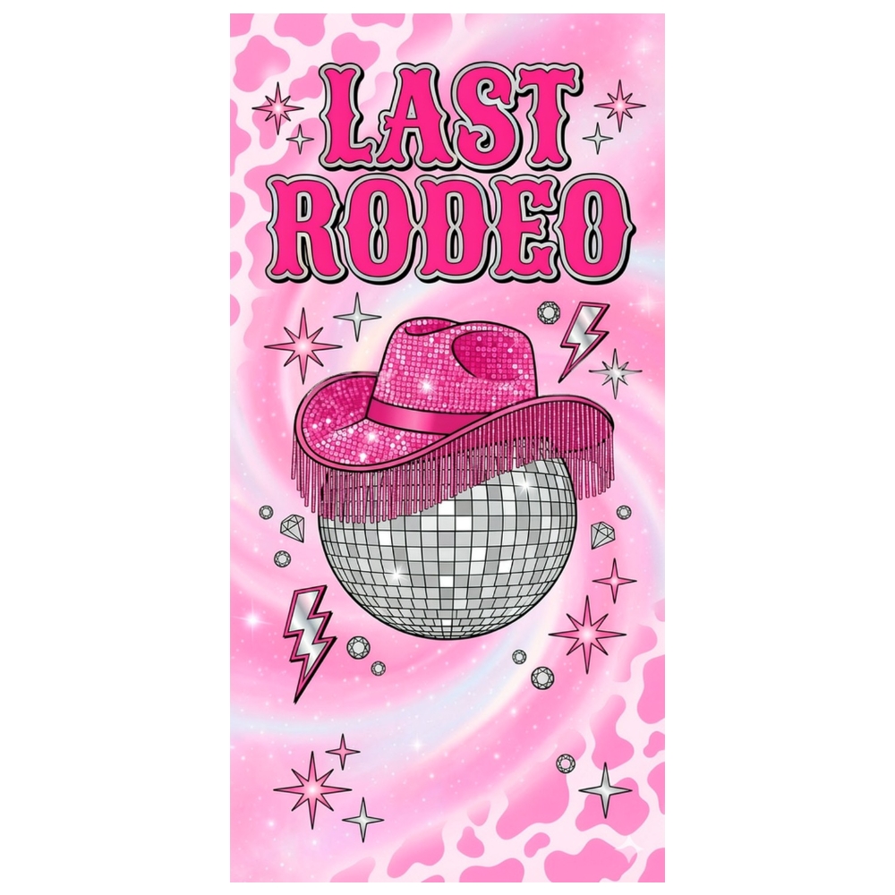 Pink Last Rodeo Backdrop Disco – Cowboy Hat Straw recenzja i cena