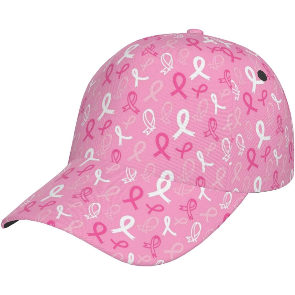Pink and White Ribbon Bow Prin – Golf Cap Dad recenzja i cena