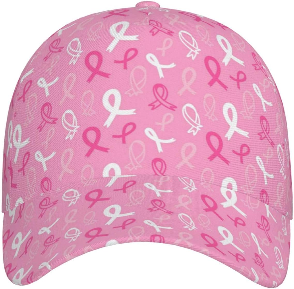 Pink and White Ribbon Bow Prin – Golf Cap Dad recenzja i cena
