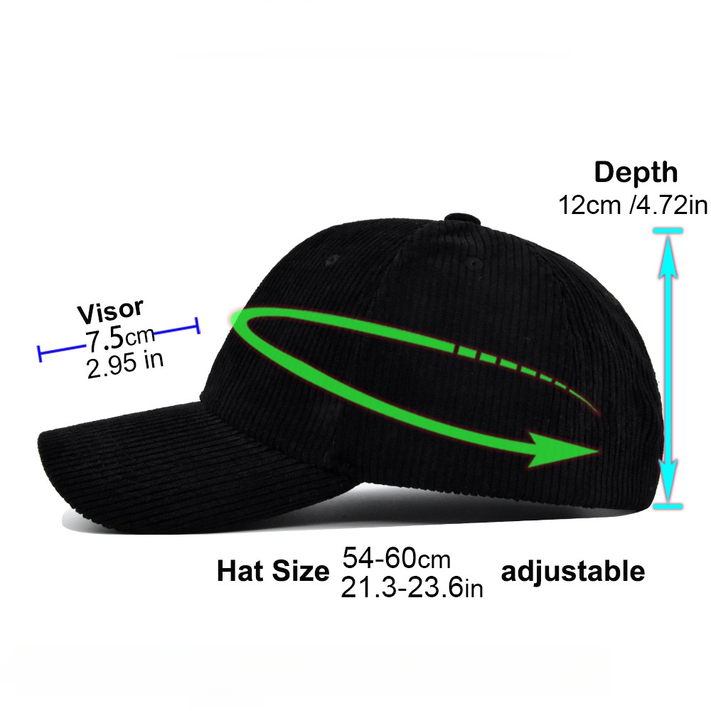 Corduroy Trucker Hat Unisex 5  – Corduroy Cap 5 Panel recenzja i cena