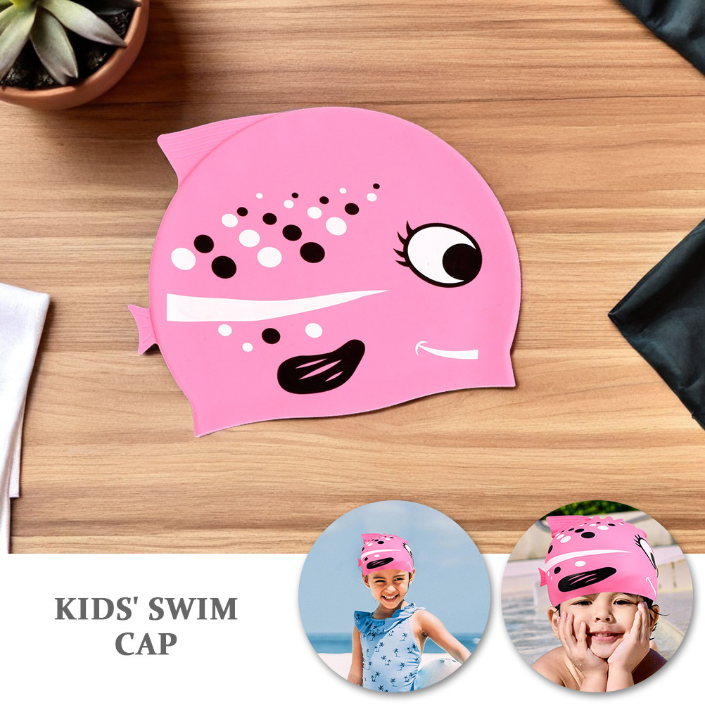 2Pcs Silicone Swim Cap Cartoon – Swim Hat Silicone recenzja i cena