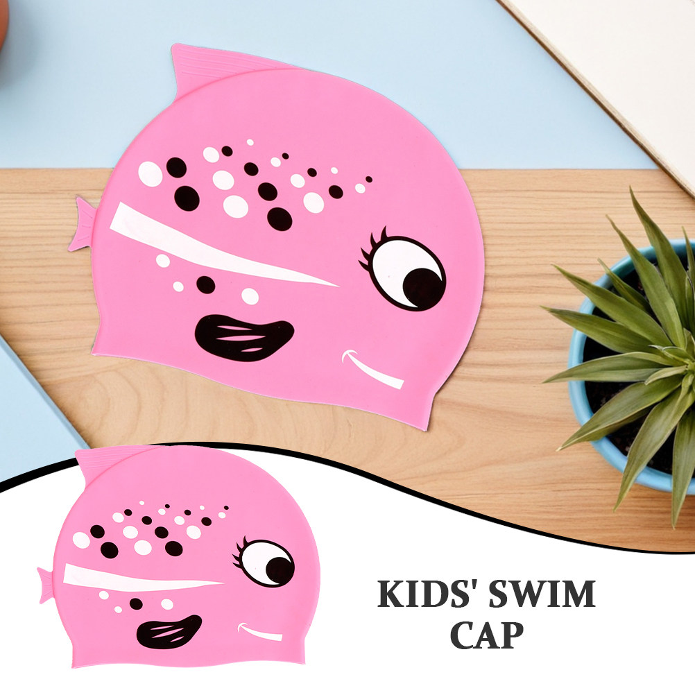 2Pcs Silicone Swim Cap Cartoon – Swim Hat Silicone recenzja i cena