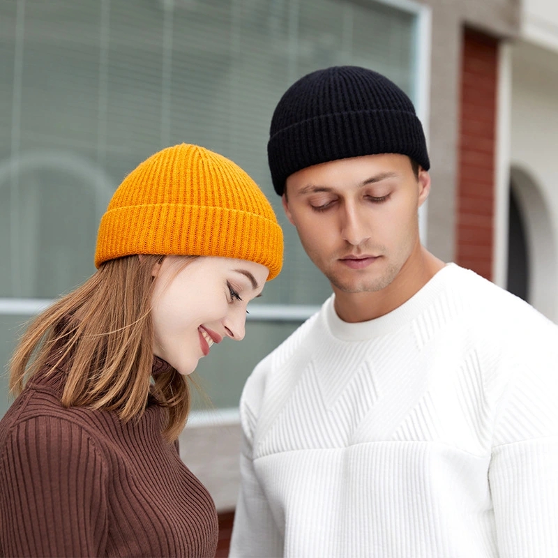 Winter Knitted Hat Warm Outdoo – Beanie Cuffed Knit recenzja i cena