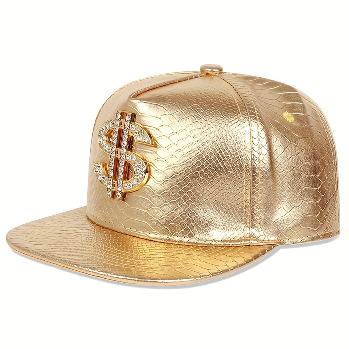 Leather Metallic Dollar Sign B – Snapback Hat Flat recenzja i cena