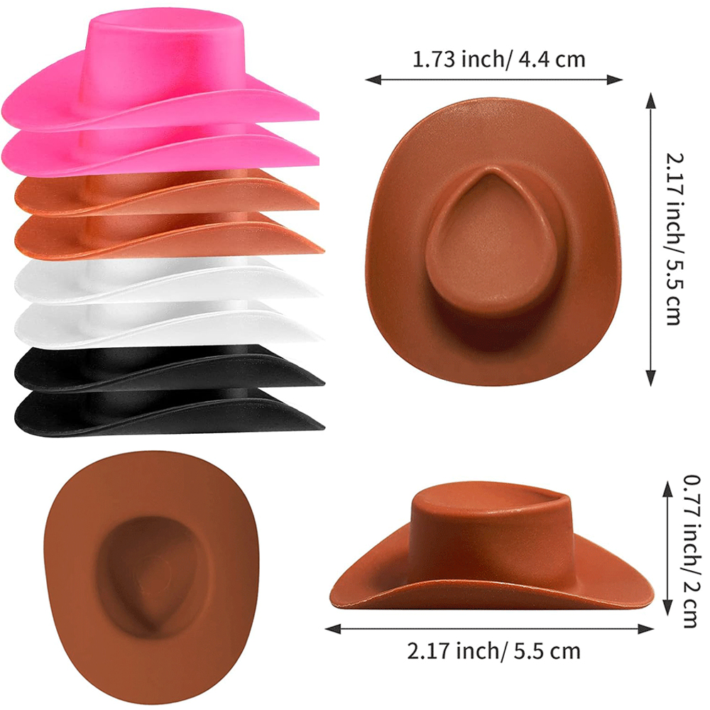 20Pcs Plastic Mini Western Cow – Cowboy Hat Straw recenzja i cena