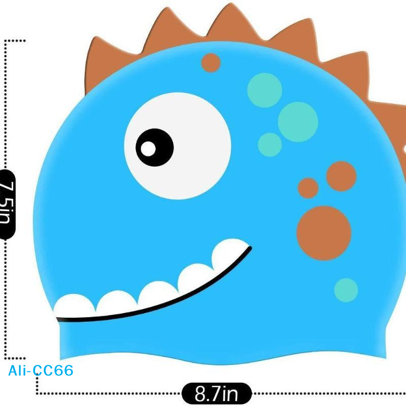 【C】New Cartoon Silicone Swimmi – Swim Hat Silicone recenzja i cena
