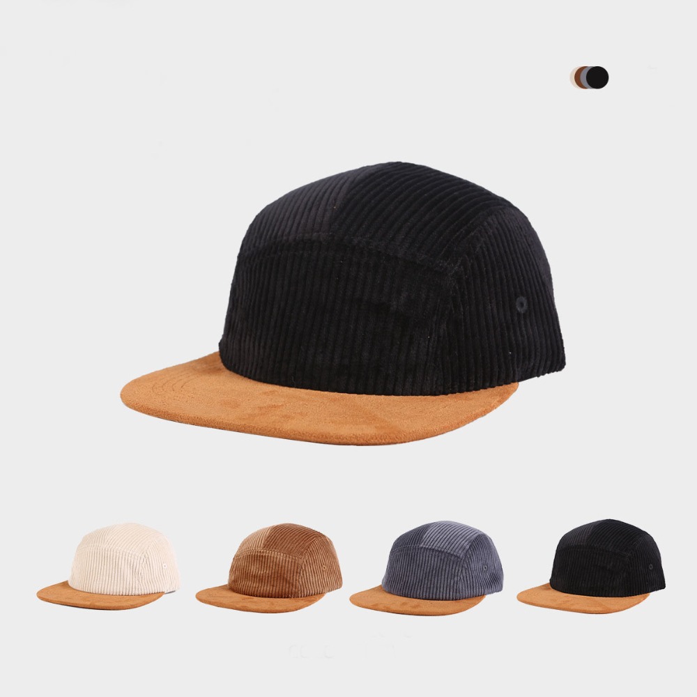Versatile Retro Flat Brim Base – Corduroy Cap 5 Panel recenzja i cena