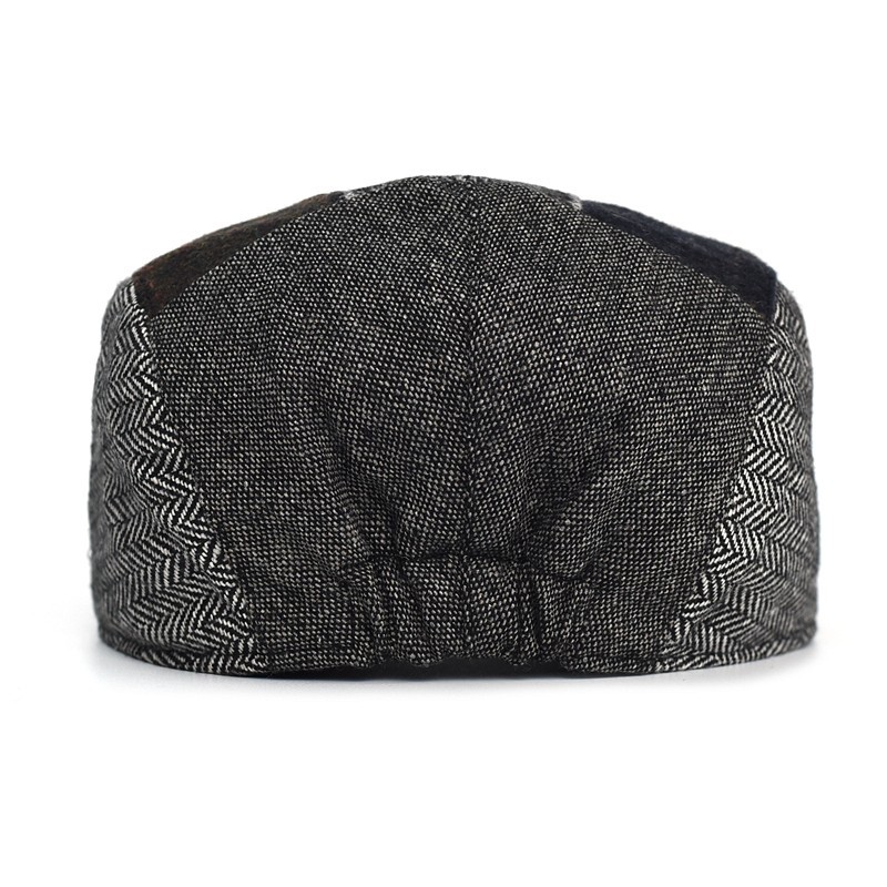 High-End Classic Men's Patchwo – Newsboy Cap Ivy recenzja i cena