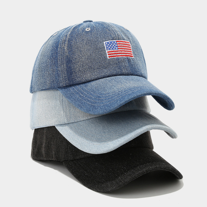 Vintage Washed Denim Baseball  – Dad Hat Cotton recenzja i cena