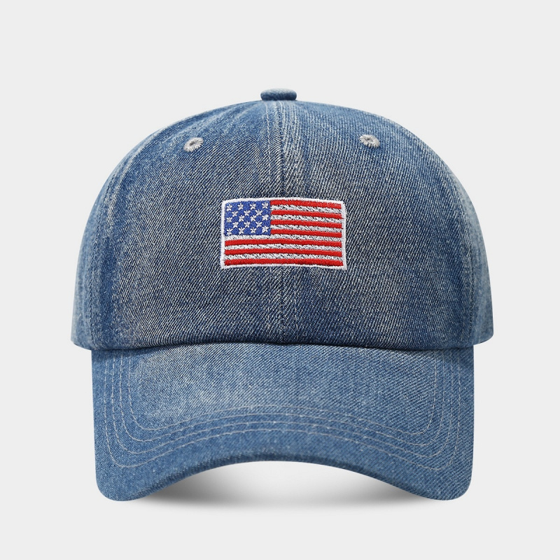 Vintage Washed Denim Baseball  – Dad Hat Cotton recenzja i cena