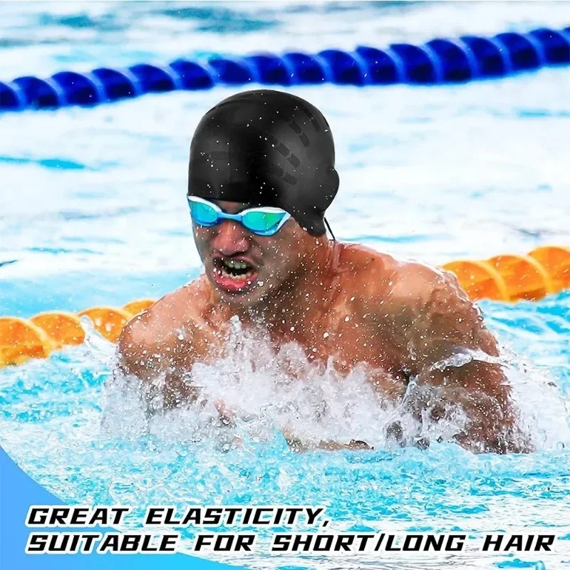 Silicone Swimming Cap for Men  – Swim Hat Silicone recenzja i cena