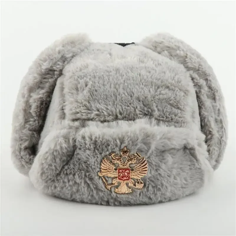 Soviet Badge Ushanka Men&Women – Winter Trapper Hat recenzja i cena