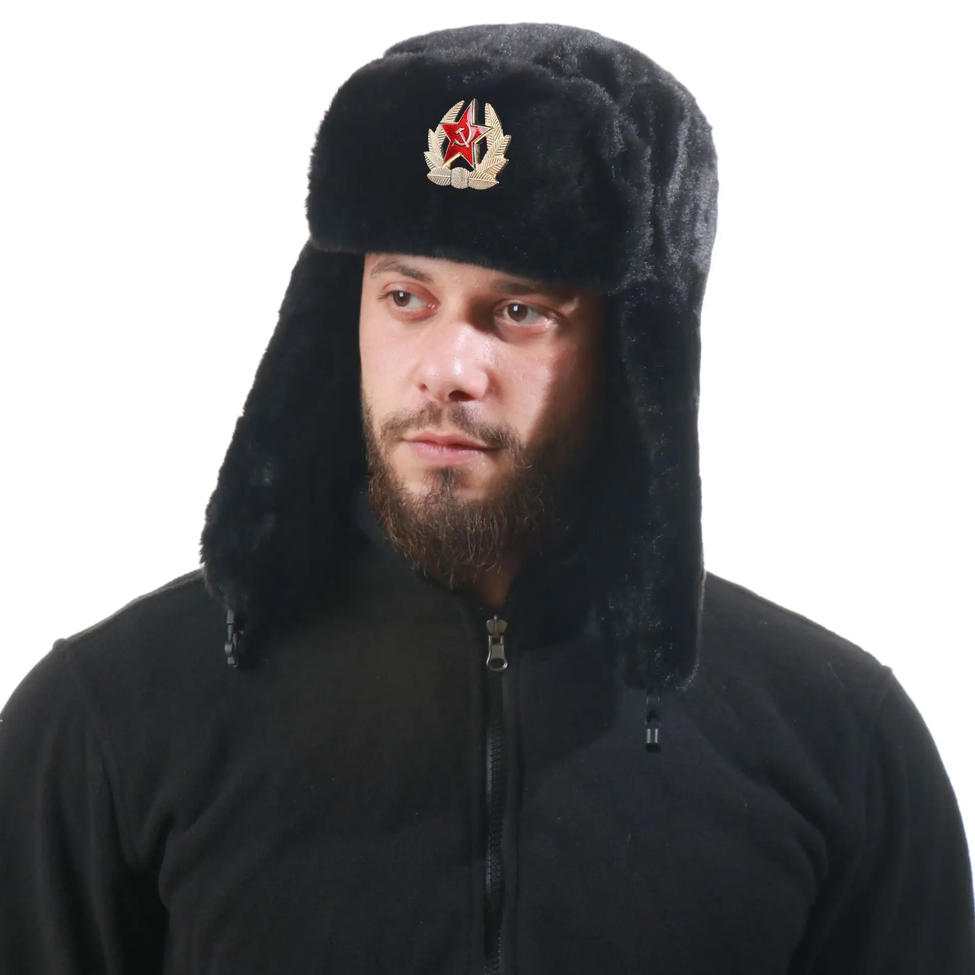 Soviet Badge Ushanka Men&Women – Winter Trapper Hat recenzja i cena