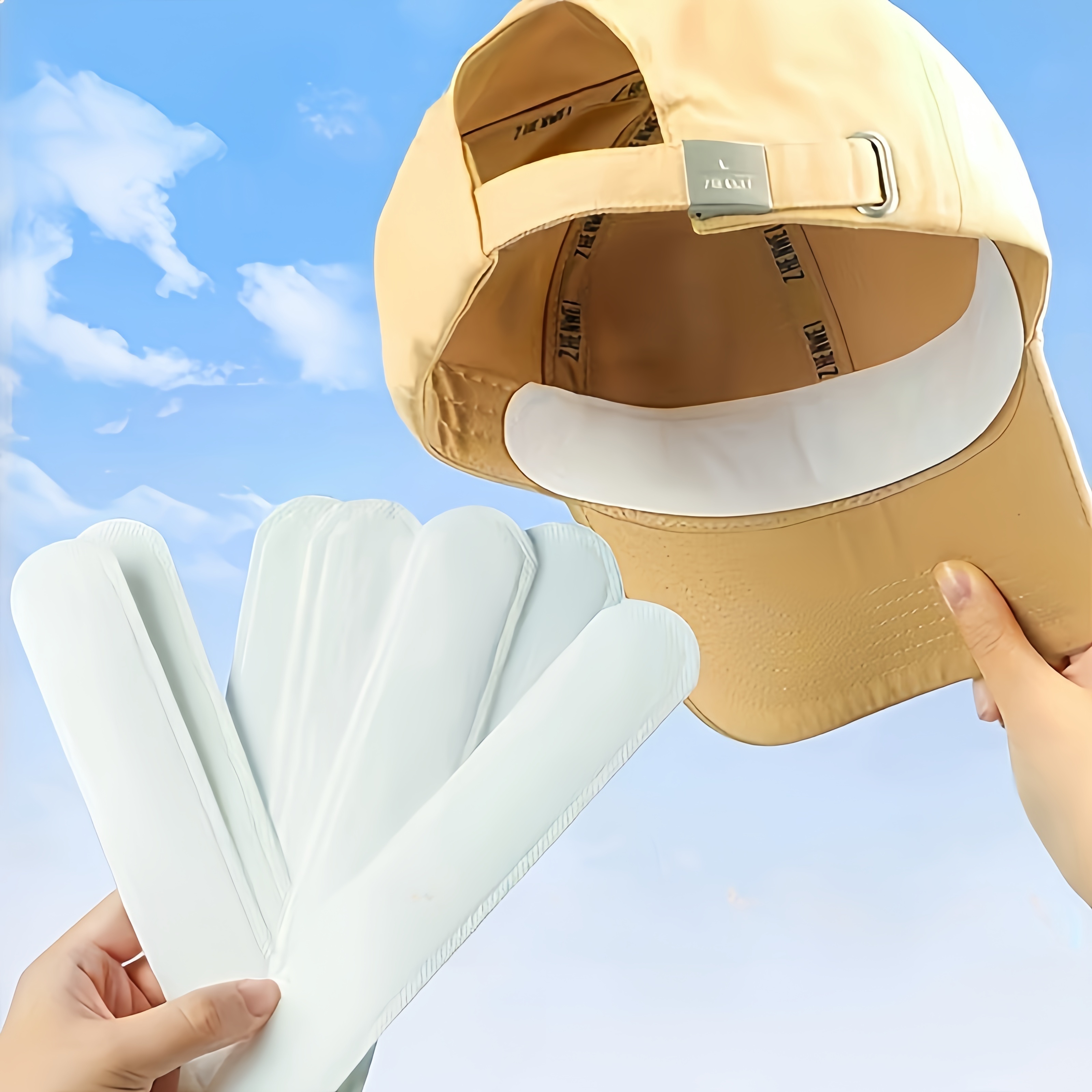10pcs  Disposable Sweat-absorb – Baseball Cap Structured recenzja i cena