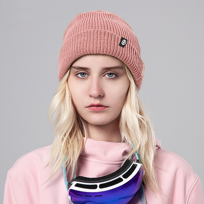 Solid Knit Beanie Hat for Men  – Beanie Cuffed Knit recenzja i cena