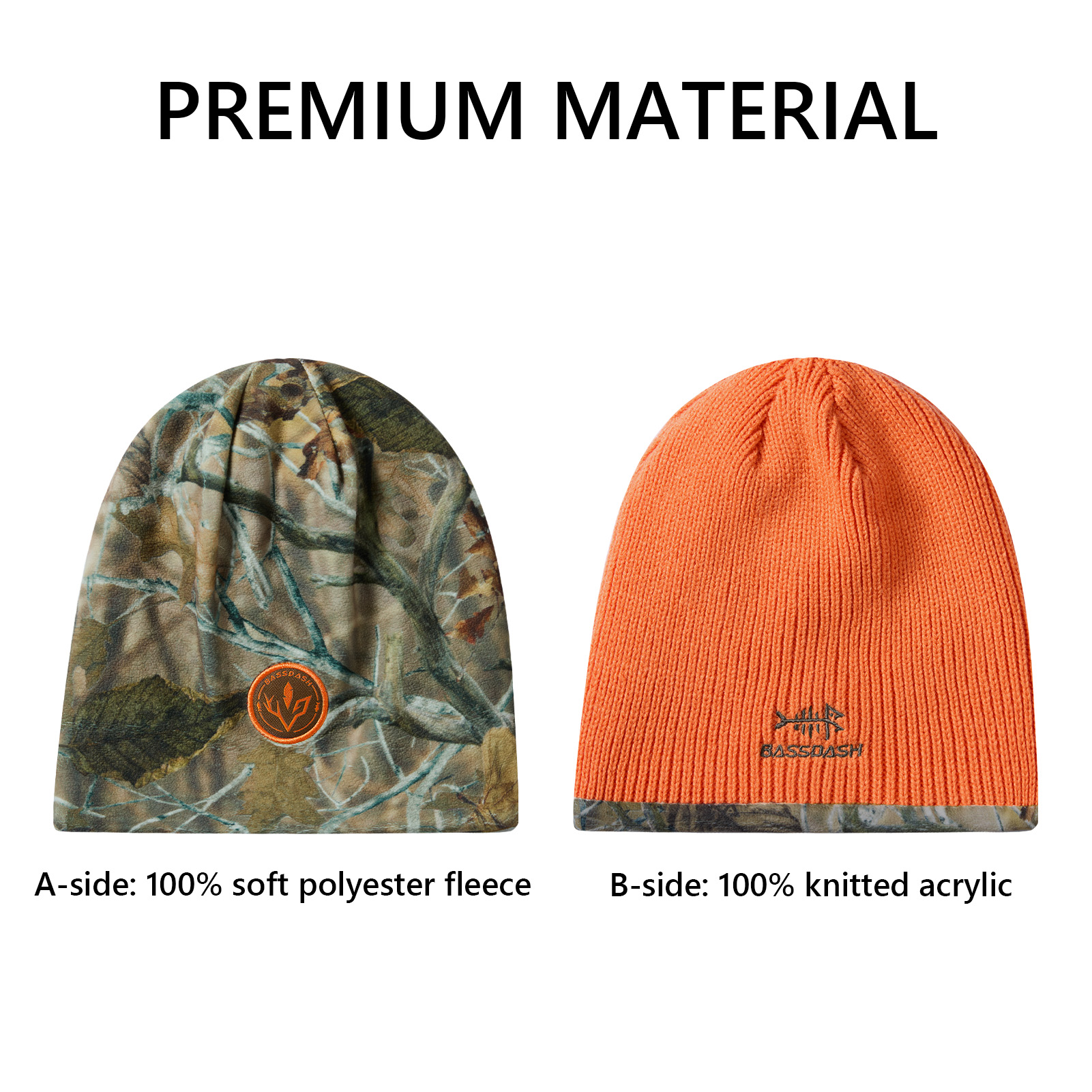 BASSDASH Reversible Windproof  – Beanie Cuffed Knit recenzja i cena
