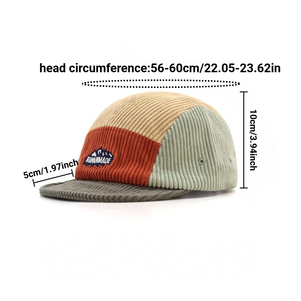 5 Panel Short Brim Cap, Vintag – Corduroy Cap 5 Panel recenzja i cena