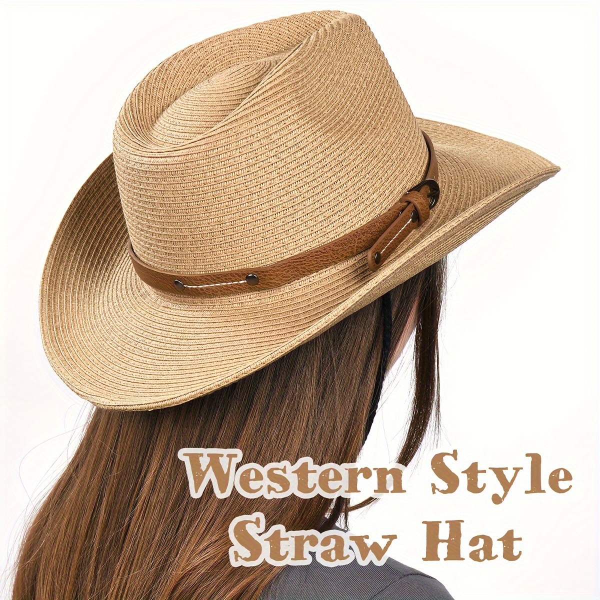 Oversize 64cm Cowboy Sunshade  – Cowboy Hat Straw recenzja i cena