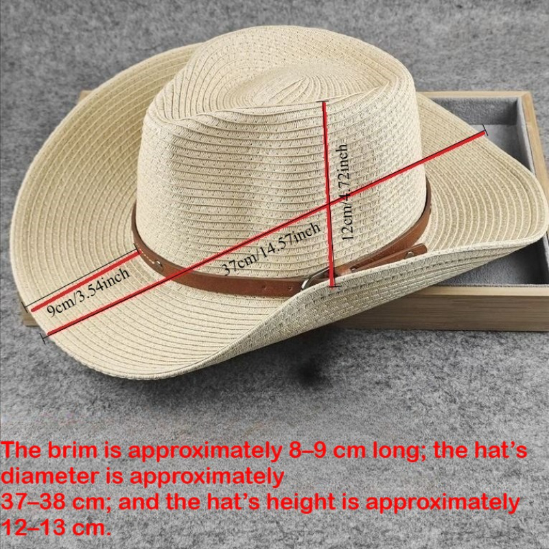 Oversize 64cm Cowboy Sunshade  – Cowboy Hat Straw recenzja i cena
