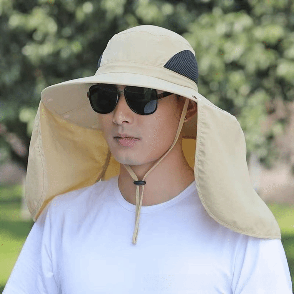 Removable Cloth Men Sun Hat Bi – Bucket Hat Cotton recenzja i cena