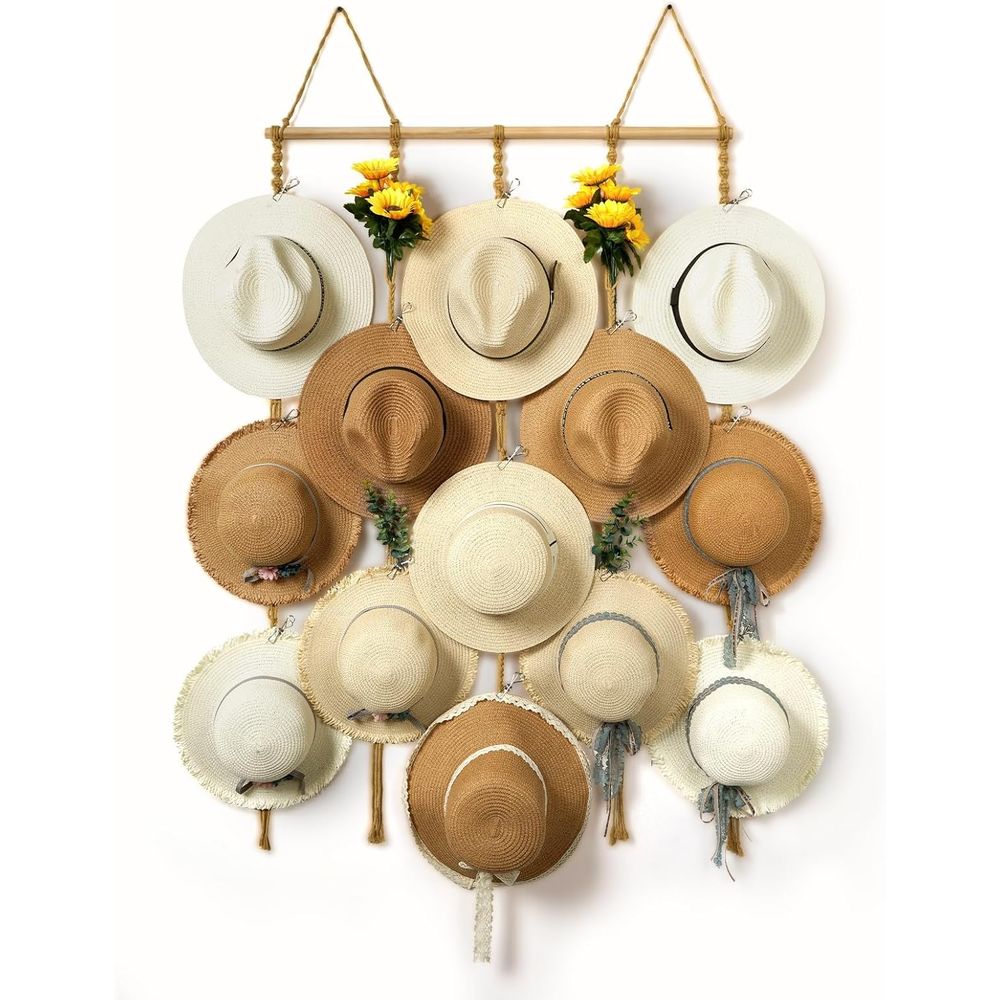 Hat Organizer Rack or Wall 15  – Sun Hat Wide Brim recenzja i cena