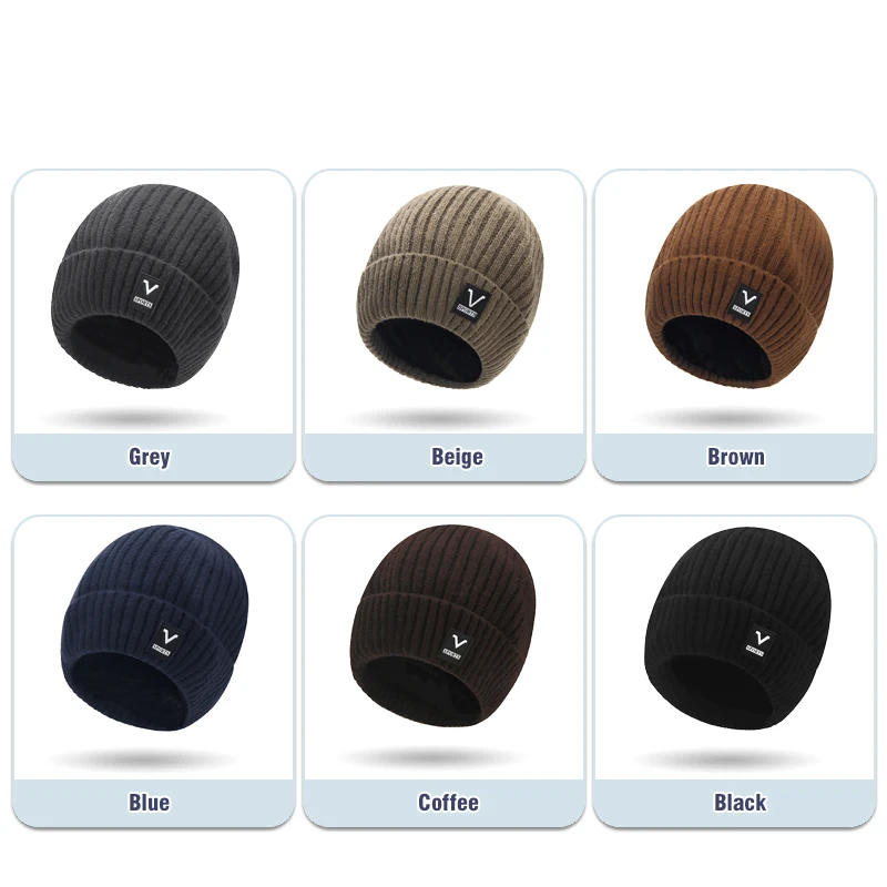 Beanie Men Slouchy Knit Skull  – Beanie Cuffed Knit recenzja i cena