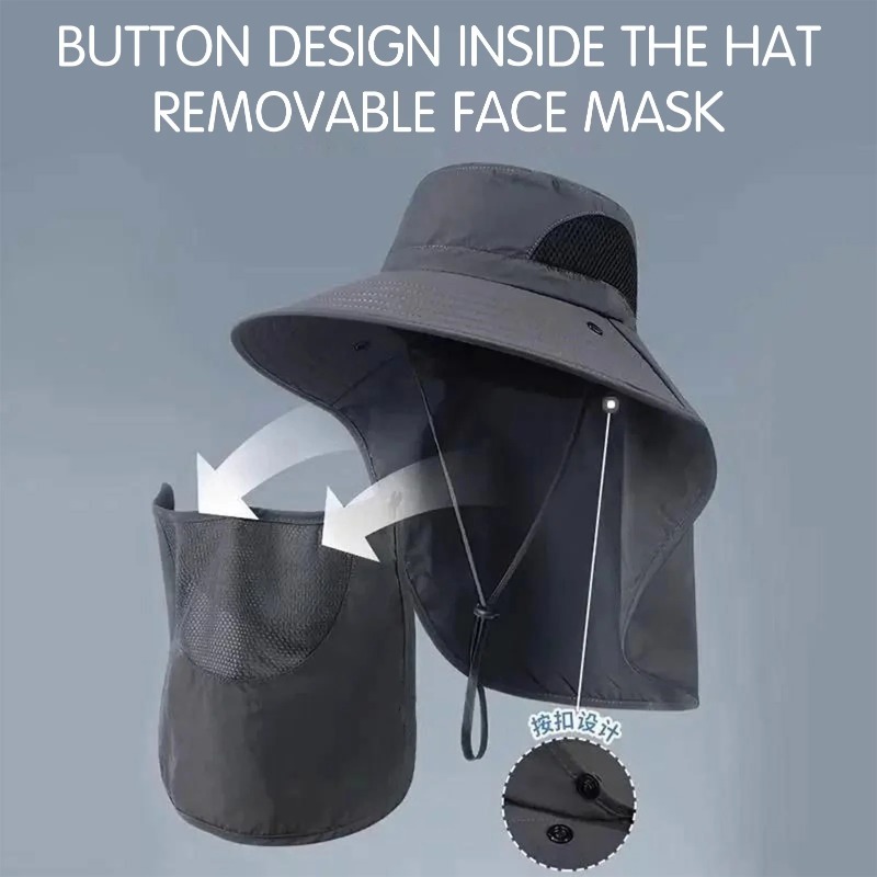Polyester Sun Fishing Hat With – Sun Hat Wide Brim recenzja i cena