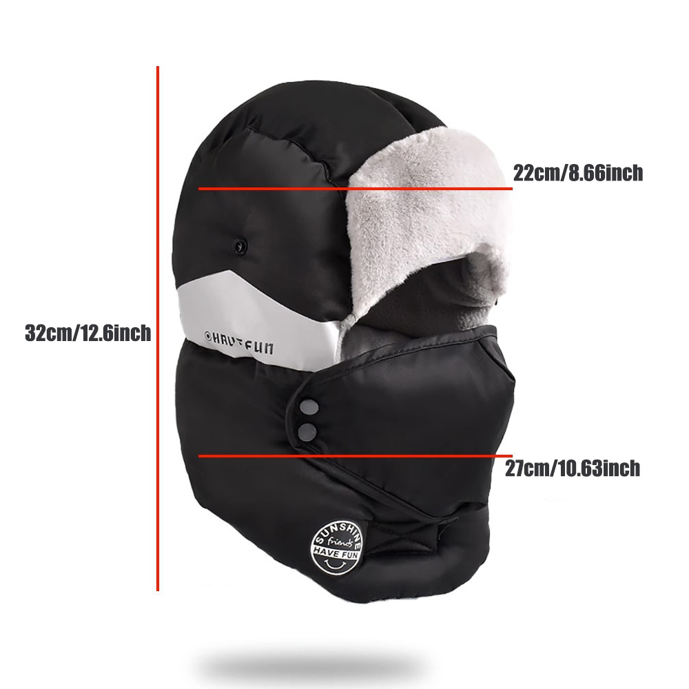Mens Winter Ski Hat Thickened  – Winter Trapper Hat recenzja i cena