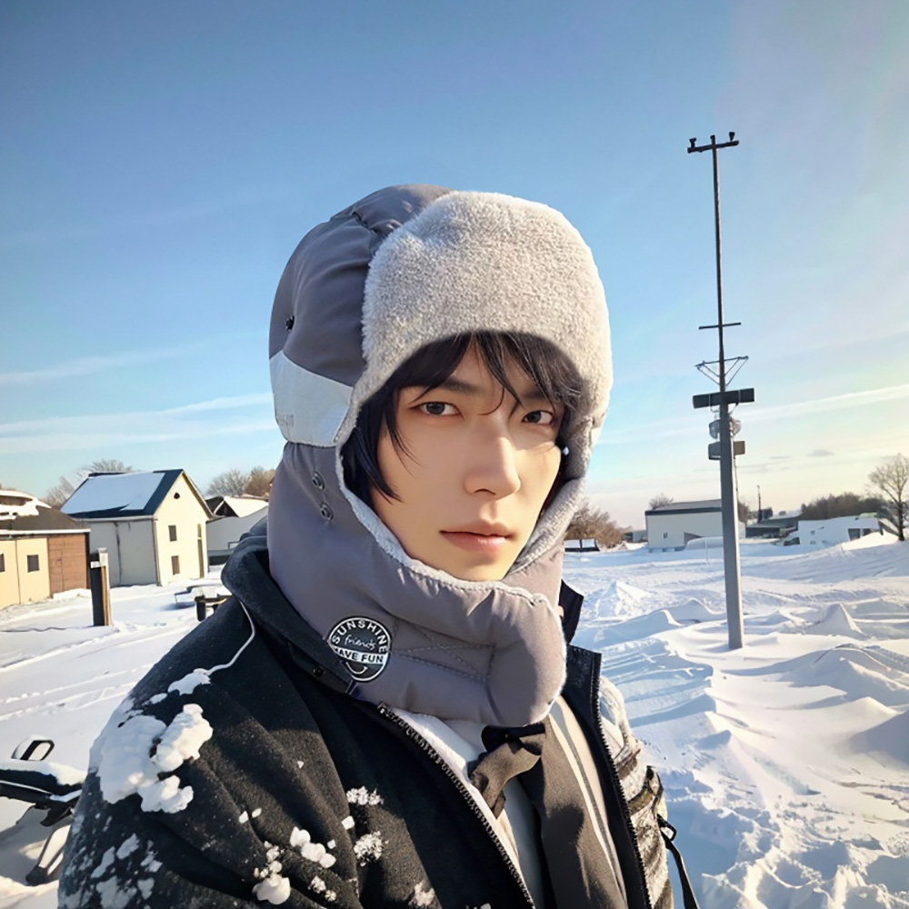 Mens Winter Ski Hat Thickened  – Winter Trapper Hat recenzja i cena
