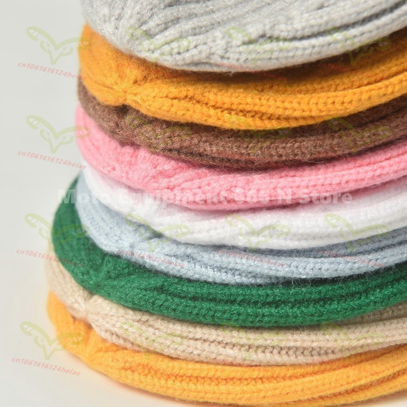 Autumn Winter Soft Knitted Bea – Beanie Cuffed Knit recenzja i cena