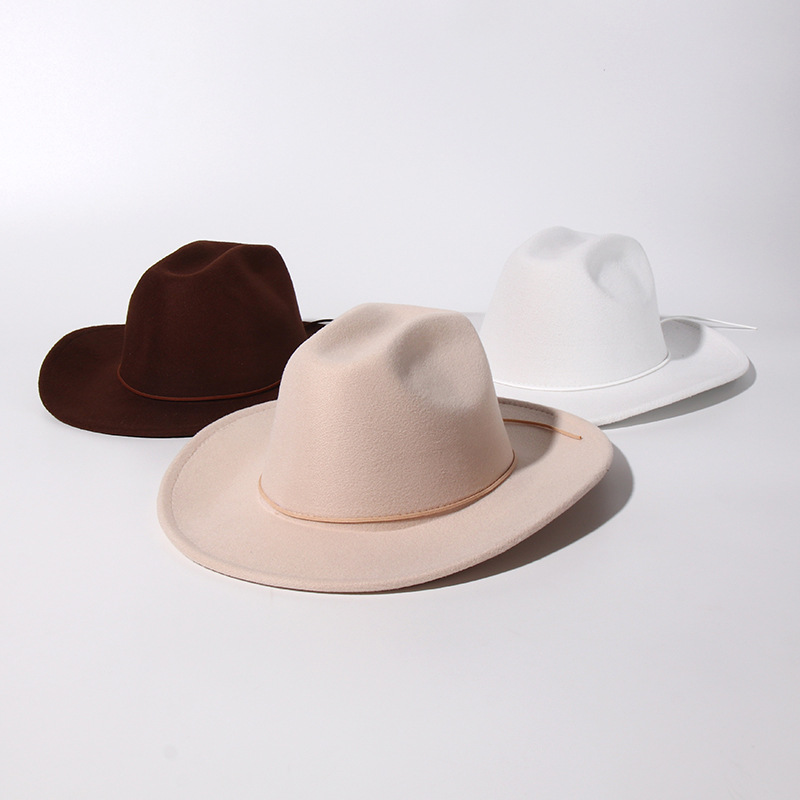 Unisex Autumn Winter New Weste – Fedora Hat Wool recenzja i cena