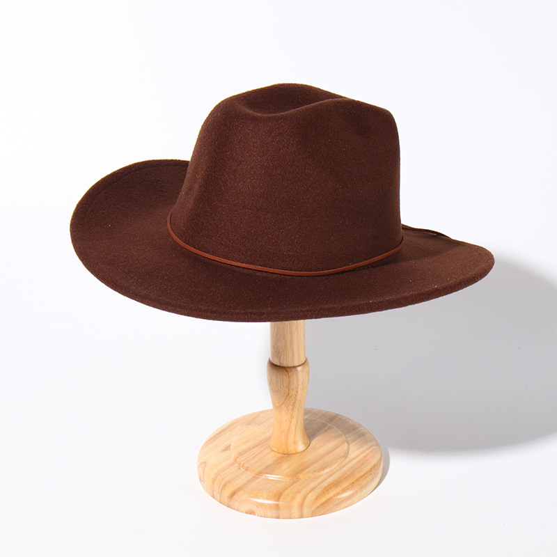 Unisex Autumn Winter New Weste – Fedora Hat Wool recenzja i cena