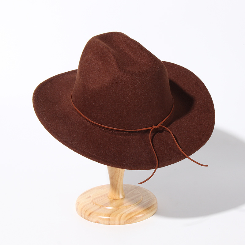 Unisex Autumn Winter New Weste – Fedora Hat Wool recenzja i cena